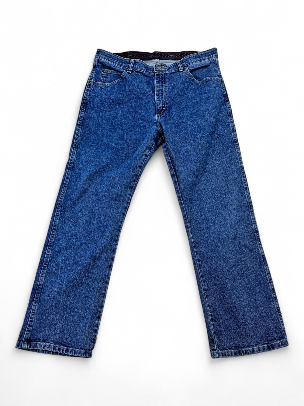 Wrangler Men's Straight Leg Jeans 36x30 Regular Fit Blue